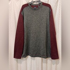 Arrow 1851 Men's Big & Tall Saranac Long Sleeve Crewneck Fleece Pullover XL